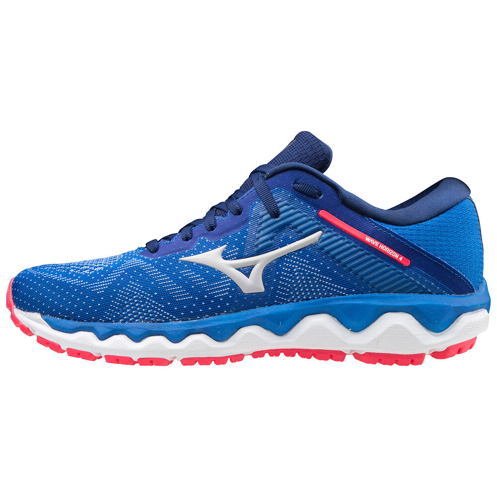 Mizuno Wave Horizon 4 Női Futócipő Kék/Rózsaszín ZQF134926